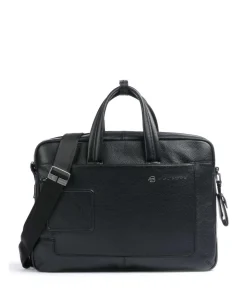 VIBE Aktentasche 15″ genarbtes Rindsleder schwarz