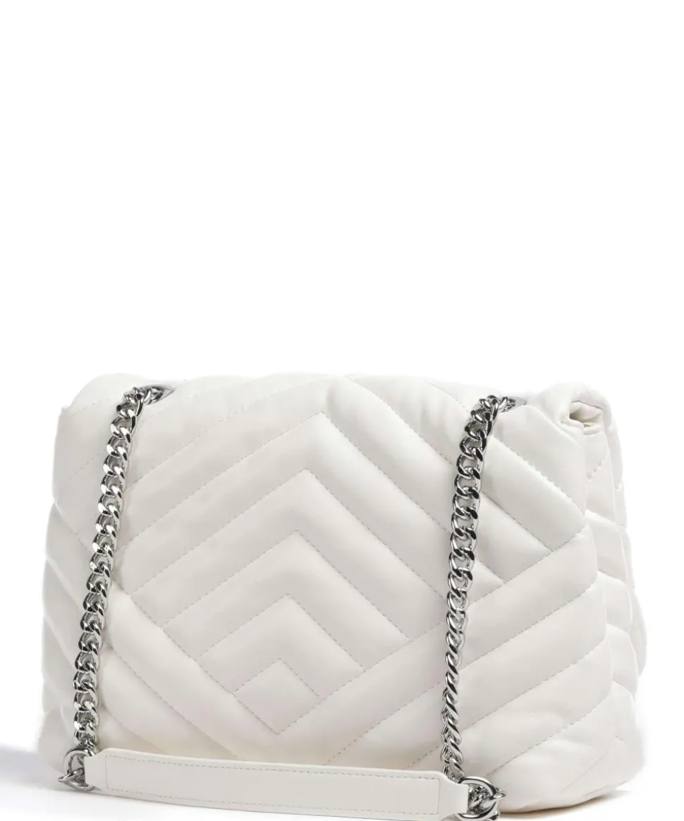 Victoria M Schultertasche Lederimitat weiß