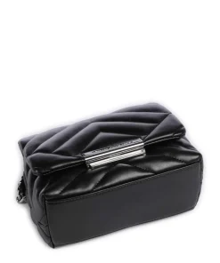 Victoria Mini Umhängetasche Lederimitat schwarz