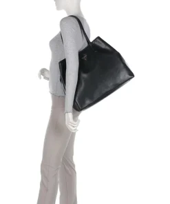 Victtoria Eco Shopper Lederimitat schwarz