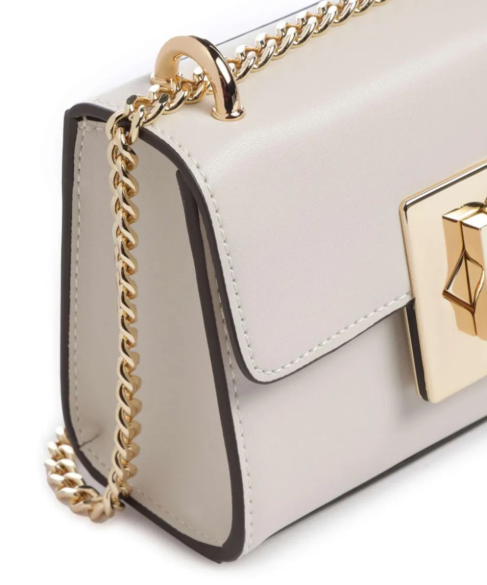 Viena S Schultertasche fein genarbtes Rindsleder elfenbein