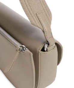Vika Umhängetasche Lederimitat beige