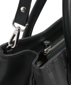 Vinerus Donat Handtasche Canvas schwarz