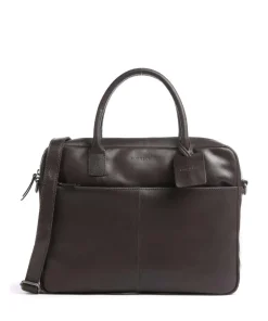 Vintage Jack Aktentasche 13″ Leder dunkelbraun