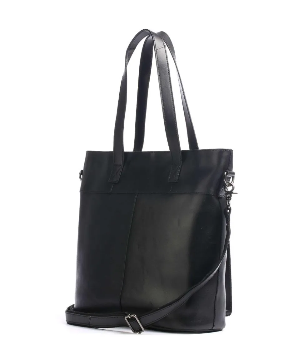 Vintage Jade Shopper 14″ Kalbsleder schwarz