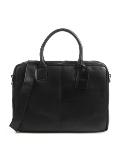 Vintage Taylor Worker Aktentasche genarbtes Leder schwarz