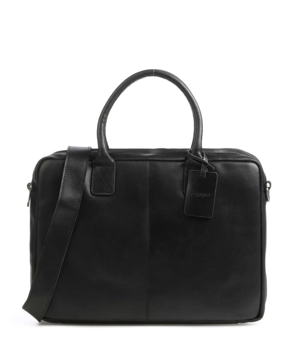 Vintage Taylor Worker Aktentasche genarbtes Leder schwarz