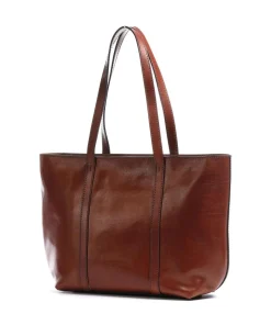 Vittoria Shopper glattes Rindsleder braun