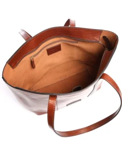 Vittoria Shopper glattes Rindsleder braun