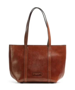 Vittoria Shopper glattes Rindsleder braun