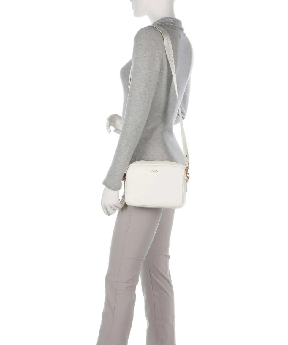 Vivace Cloe Umhängetasche genarbtes Leder weiß