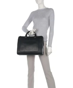 Viviane Aktentasche genarbtes Rindsleder schwarz