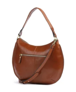 Volterra Beuteltasche fein genarbtes Rindsleder braun