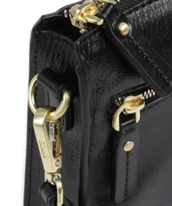 Volterra S Umhängetasche fein genarbtes Rindsleder schwarz