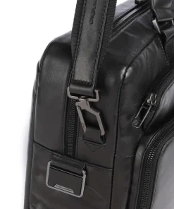 W136 Aktentasche 15″ fein genarbtes Rindsleder schwarz