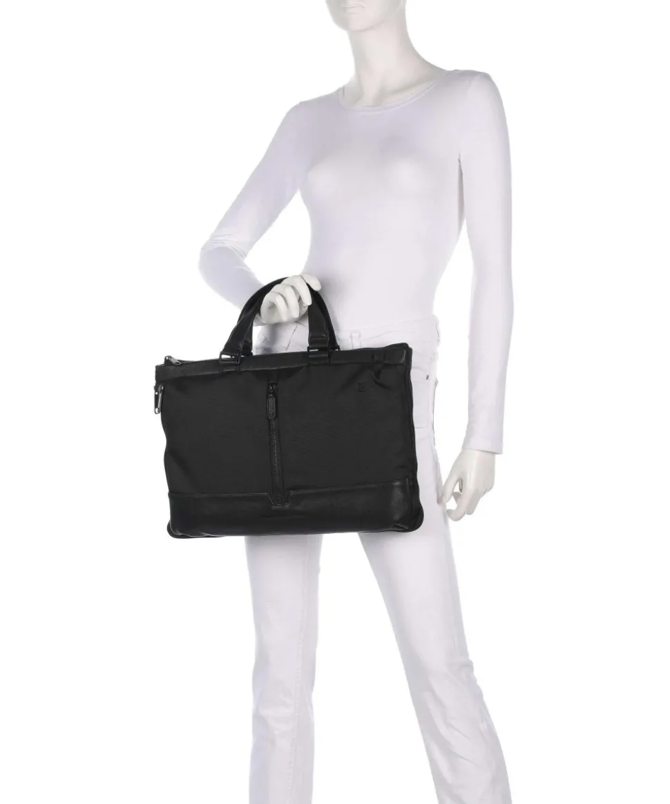 W138 Aktentasche 16″ recyceltes Polyester schwarz