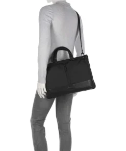 W138 Aktentasche 16″ recyceltes Polyester schwarz