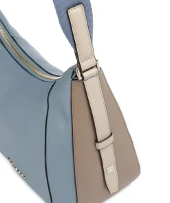 W92 Umhängetasche fein genarbtes Rindsleder hellblau