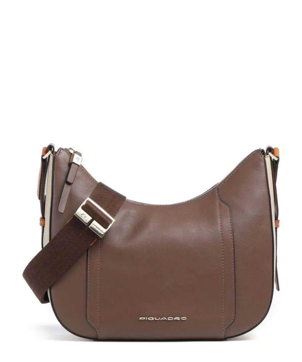 W92 Umhängetasche fein genarbtes Rindsleder braun