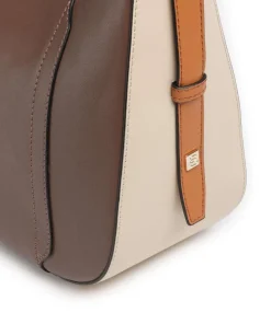 W92 Umhängetasche fein genarbtes Rindsleder braun