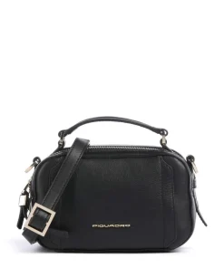 W92 Umhängetasche fein genarbtes Rindsleder schwarz