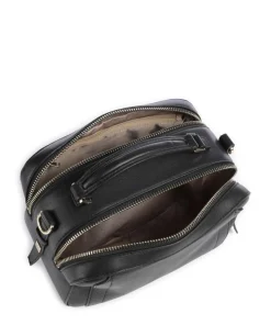 W92 Umhängetasche fein genarbtes Rindsleder schwarz