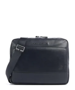 W136 Umhängetasche fein genarbtes Rindsleder dunkelblau