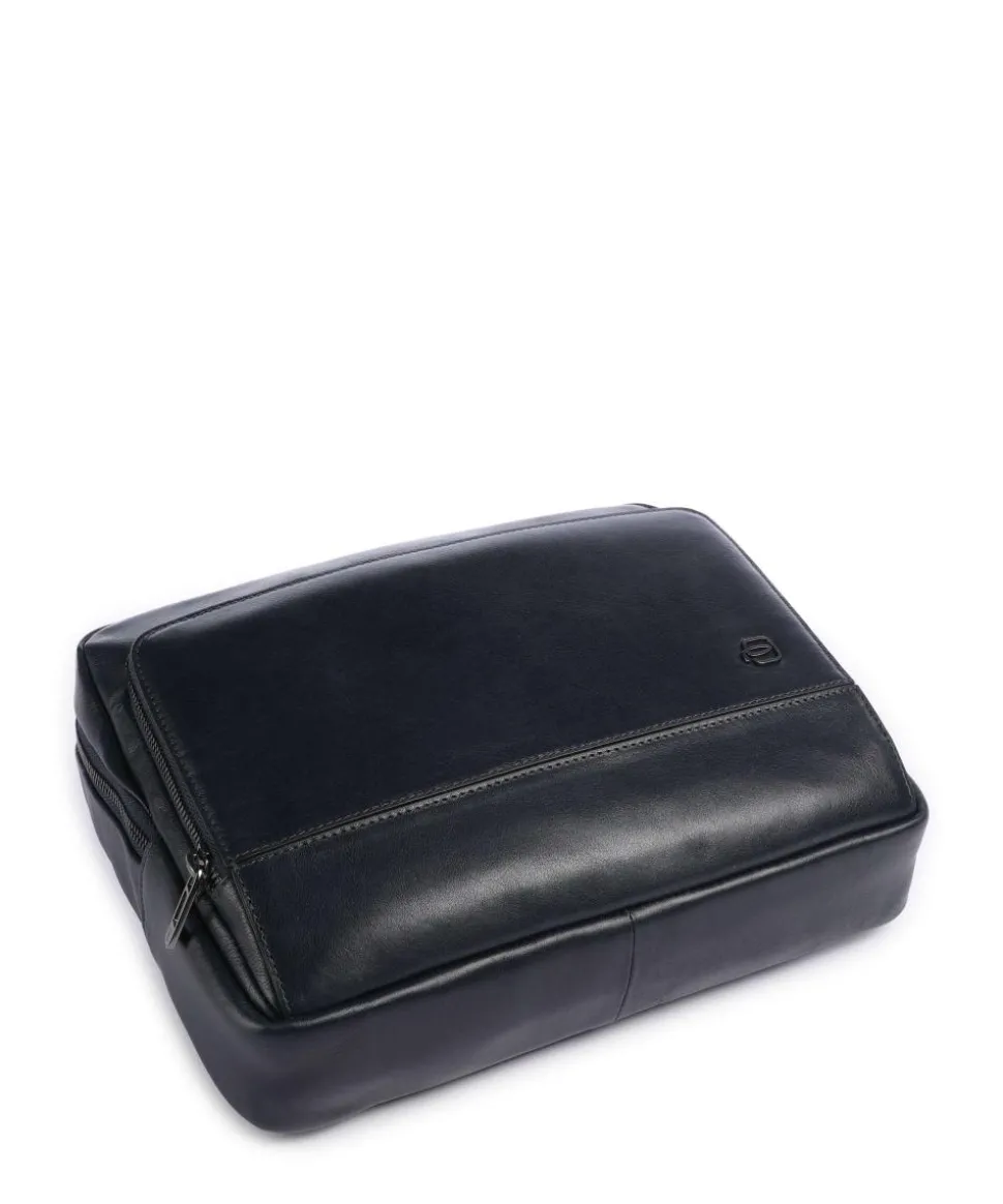 W136 Umhängetasche fein genarbtes Rindsleder dunkelblau