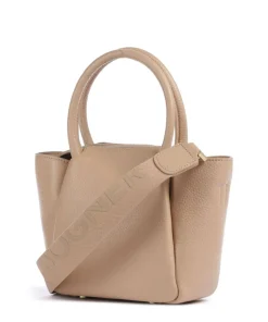 Wallis Raja Handtasche genarbtes Rindsleder hellbraun