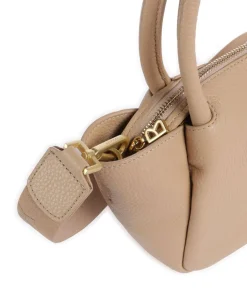 Wallis Raja Handtasche genarbtes Rindsleder hellbraun