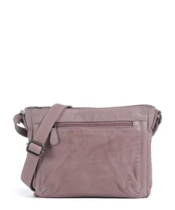 Washed Waxed Cow Aston Umhängetasche genarbtes Rindsleder lavendel