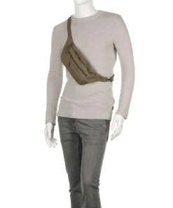 Washed Waxed Cow Severo Gürteltasche genarbtes Rindsleder olivgrün