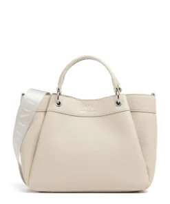 Wave M Handtasche Lederimitat elfenbein