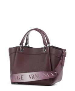 Wave S Handtasche Lederimitat wein