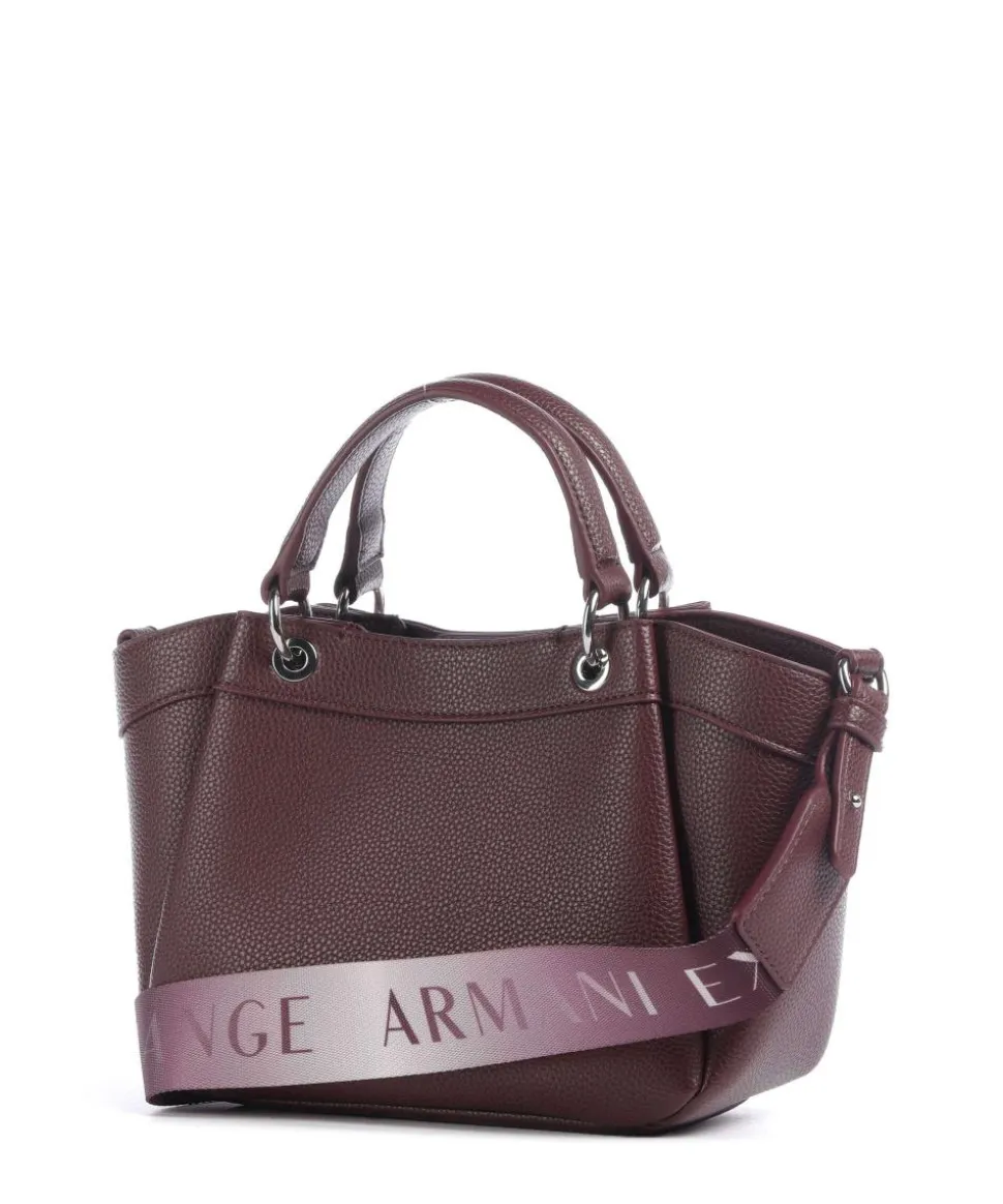 Wave S Handtasche Lederimitat wein