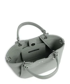 Wave S Handtasche Lederimitat graugrün