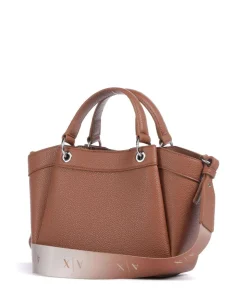 Wave S Handtasche Lederimitat cognac