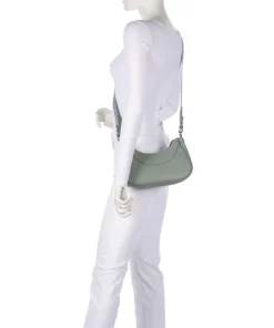 Wave S Umhängetasche Lederimitat grünblau