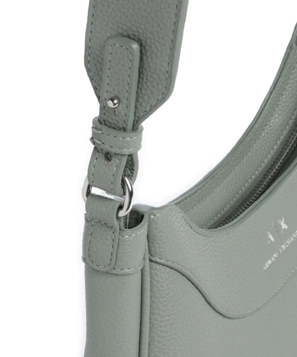 Wave S Umhängetasche Lederimitat grünblau