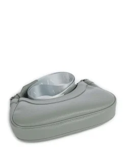 Wave S Umhängetasche Lederimitat grünblau