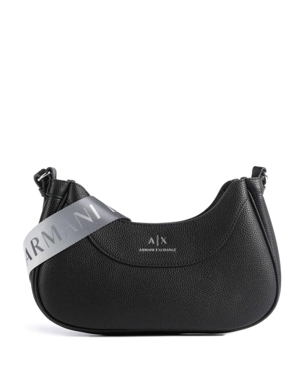 Wave S Umhängetasche Lederimitat schwarz