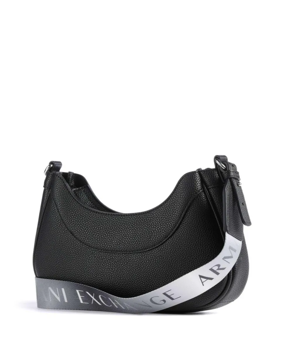 Wave S Umhängetasche Lederimitat schwarz