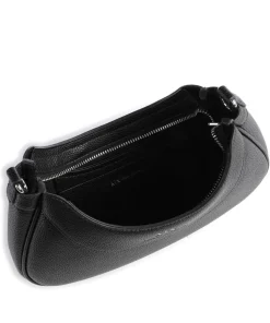 Wave S Umhängetasche Lederimitat schwarz