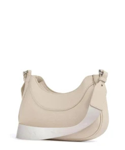 Wave S Umhängetasche Lederimitat beige