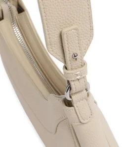 Wave S Umhängetasche Lederimitat beige