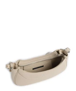 Wave S Umhängetasche Lederimitat beige