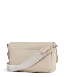 Wave Umhängetasche Lederimitat beige