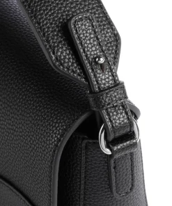 Wave Umhängetasche Lederimitat schwarz