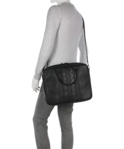 Waymon Aktentasche 15″ Lederimitat schwarz