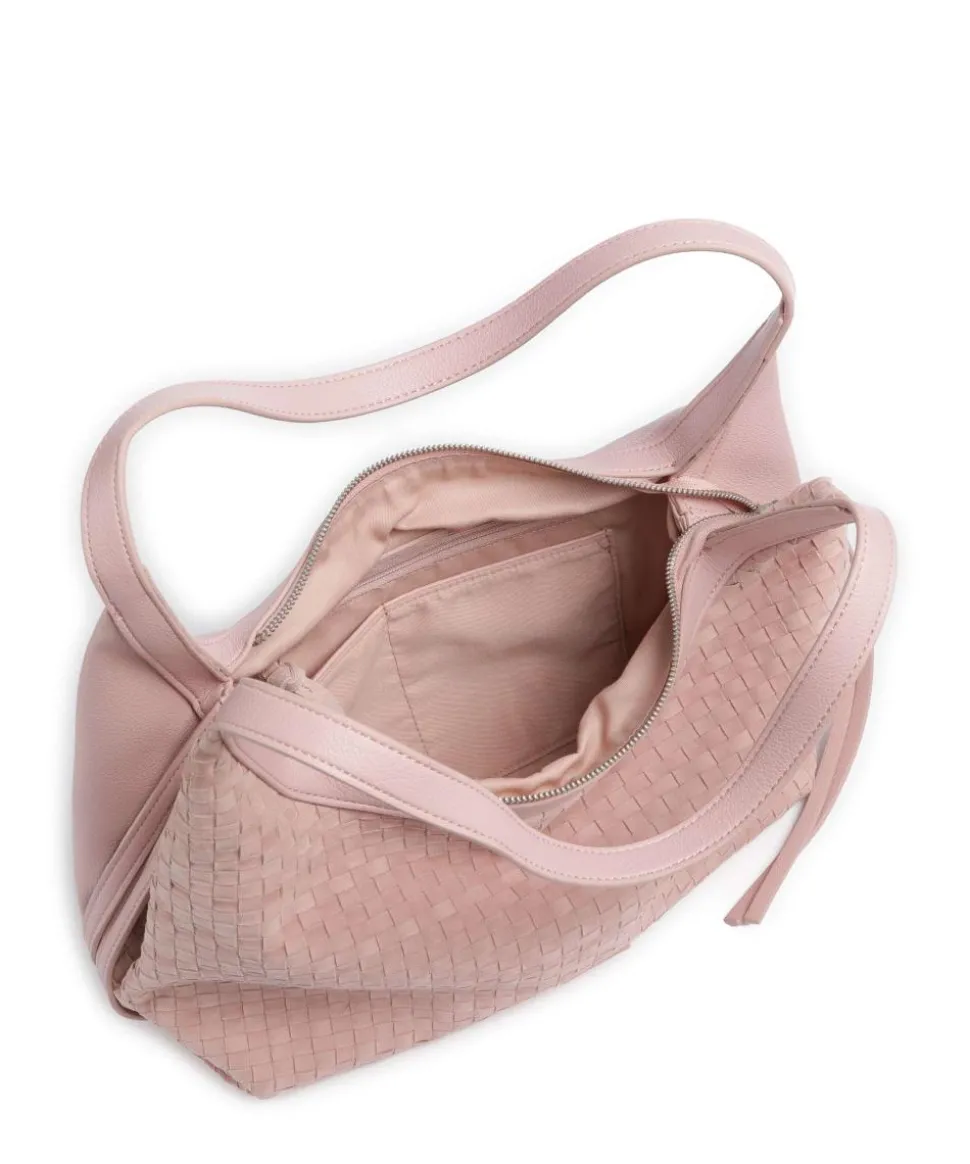 Weave Harmony Beuteltasche Schafsleder rosa